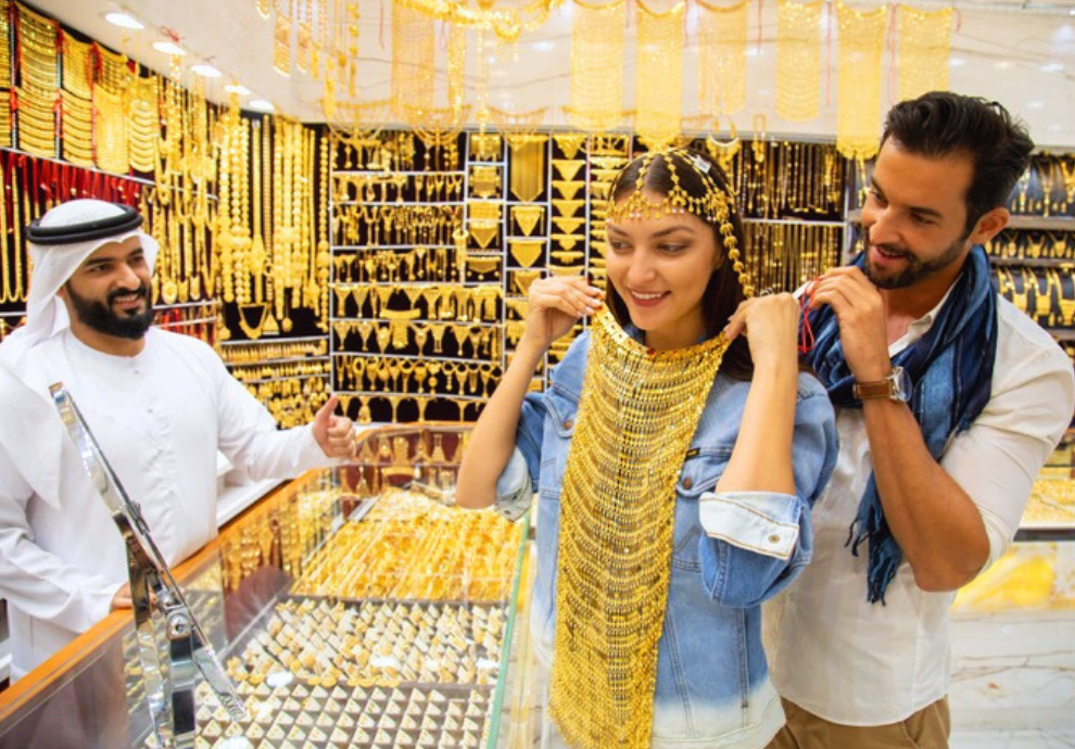 Ghé thăm Chợ vàng Gold Souk ở Dubai
