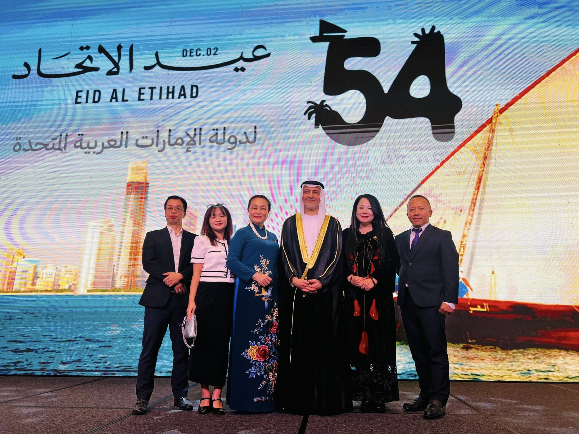 Tràng An Travel dự tiệc chúc mừng 54 năm Quốc khánh Các Tiểu vương quốc Ả-rập thống nhất