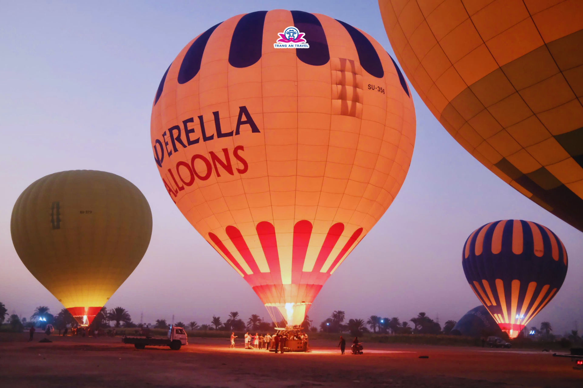 bay khinh khí cầu Luxor