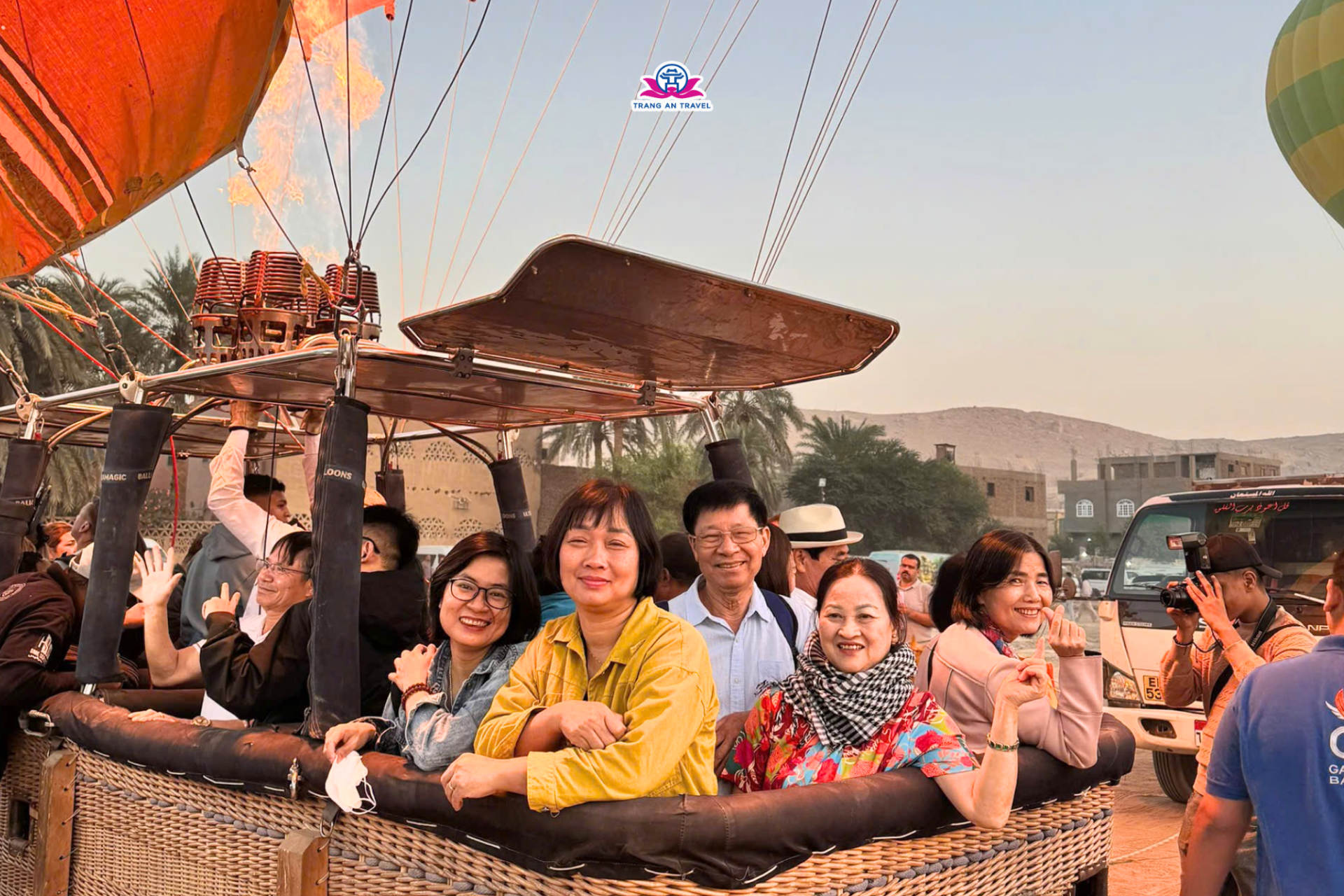 tour Ai Cập bay khinh khí cầu Luxor