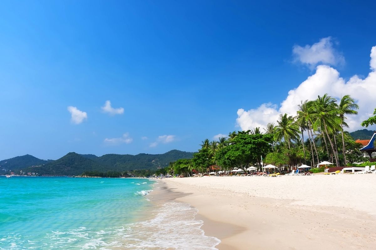Thị trấn biển Chaweng ở Thái Lan