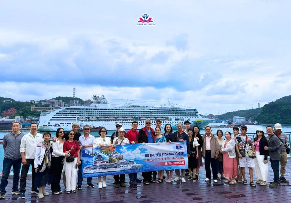 Đoàn khách trải nghiệm DU THUYỀN ĐÀI LOAN - HÀN QUỐC - NHẬT BẢN