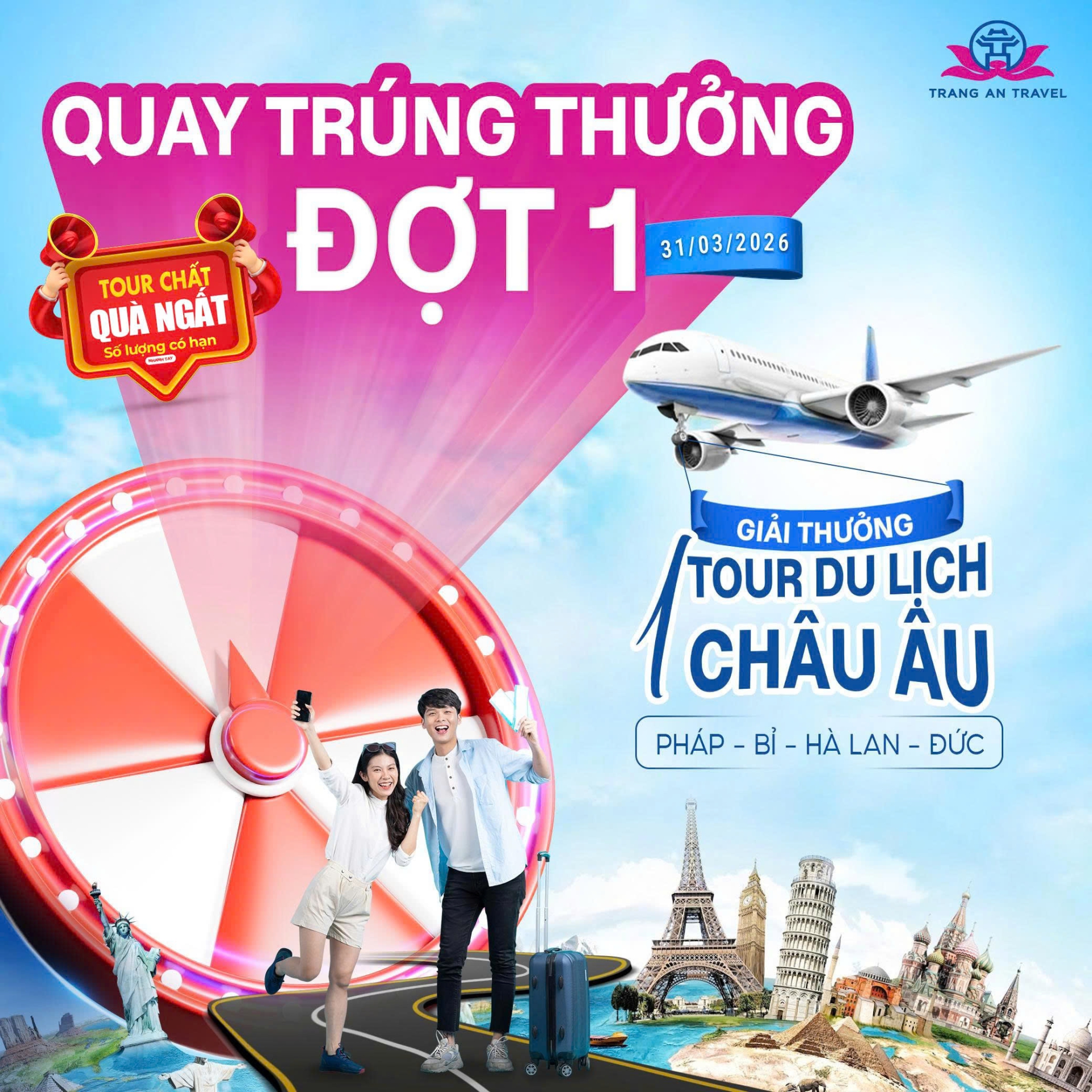 Tràng An Travel triển khai chương trình ưu đãi khủng chào Hè 2026: 'TOUR CHẤT - QUÀ NGẤT'