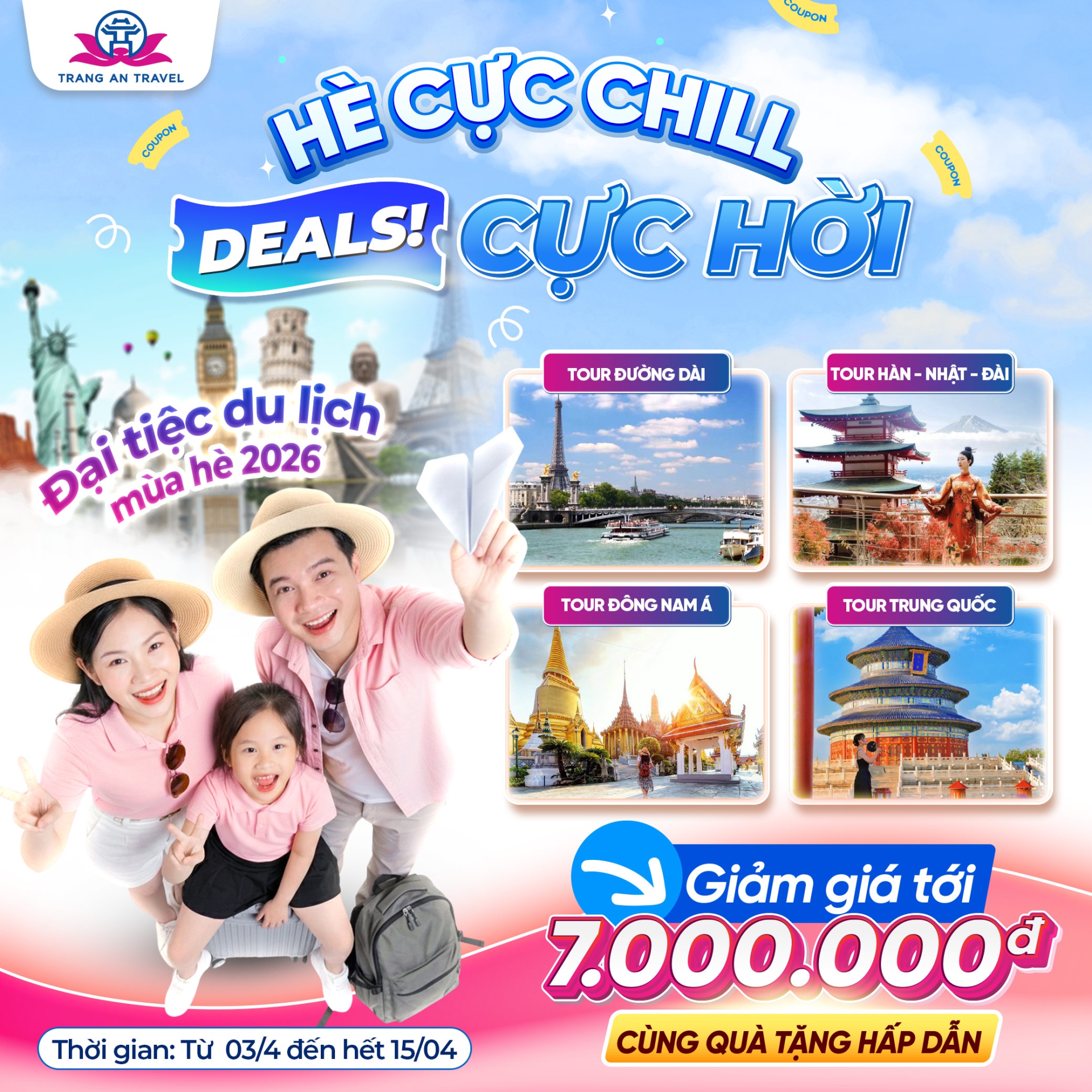 [SỰ KIỆN] ĐẠI TIỆC DU LỊCH HÈ 2026: ƯU ĐÃI 