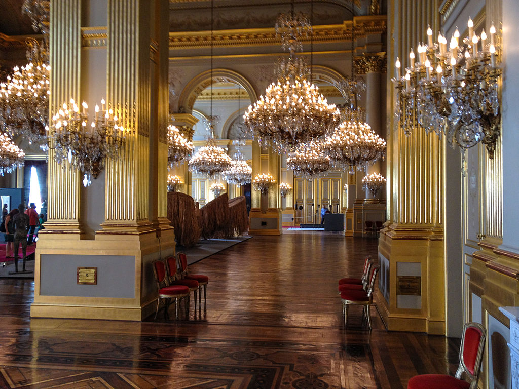 Nội thất bên trong của Cung điện Hoàng gia Bỉ