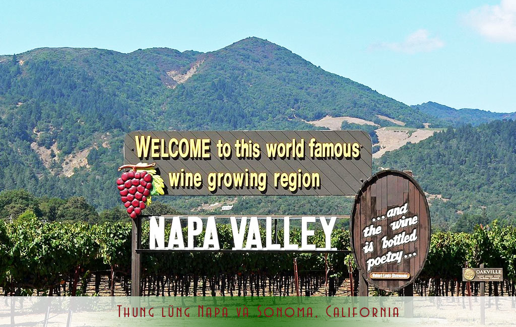 Thung lũng Napa và Sonoma, California