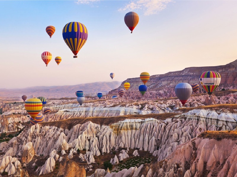 Bay khinh khí cầu ở Cappadocia