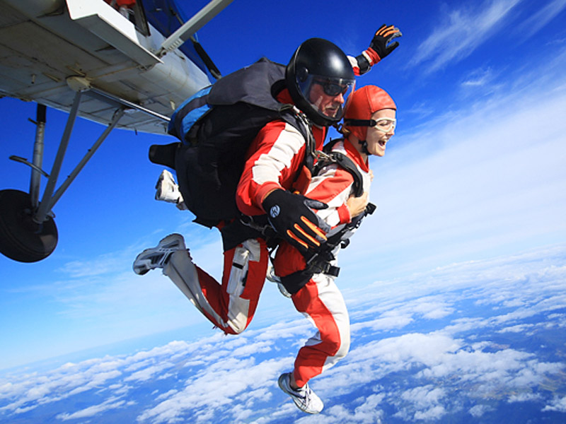 skydive ở Abel Tasman