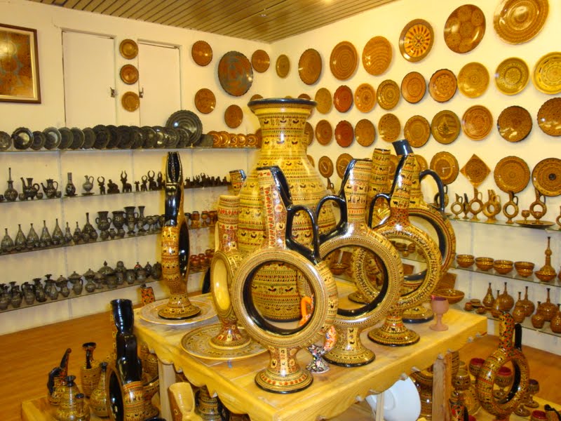Cửa hàng đồ gốm sứ ở Avanos, Cappadocia