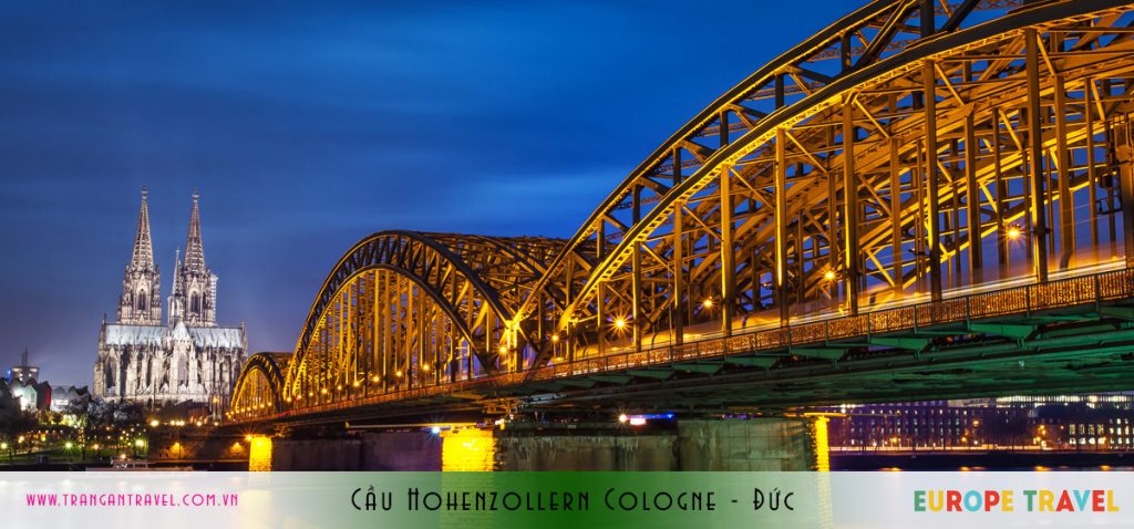 Cầu Hohenzollern Cologne Đức