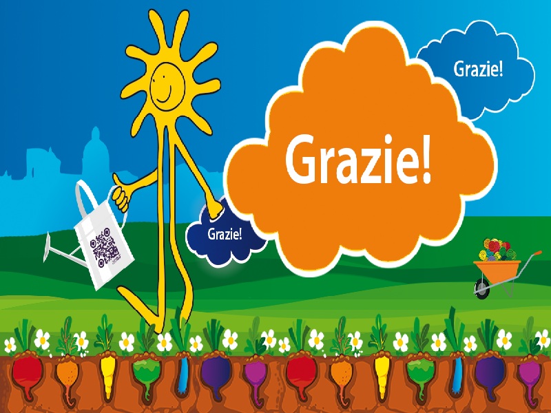 Grazie trong tiếng Ý nghĩa là Cảm ơn