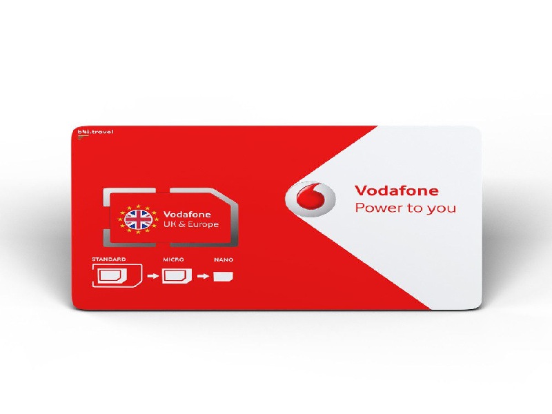 SIM du lịch Châu Âu Vodafone