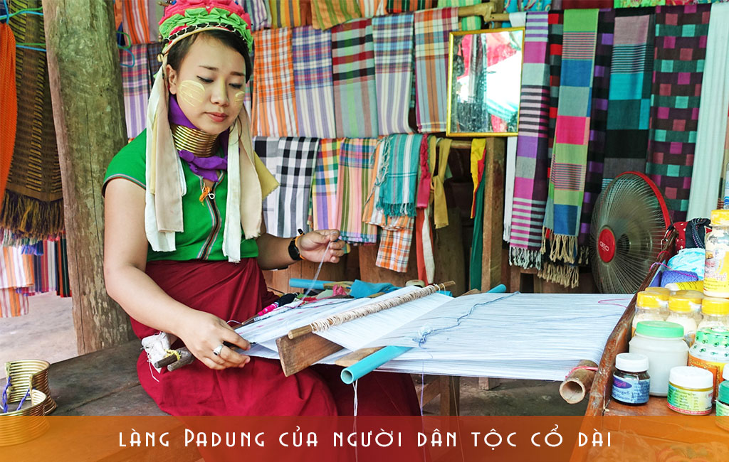 Làng dân tộc cổ dài ở Chiang Mai