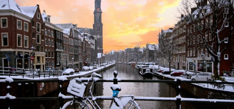 Amsterdam mùa đông