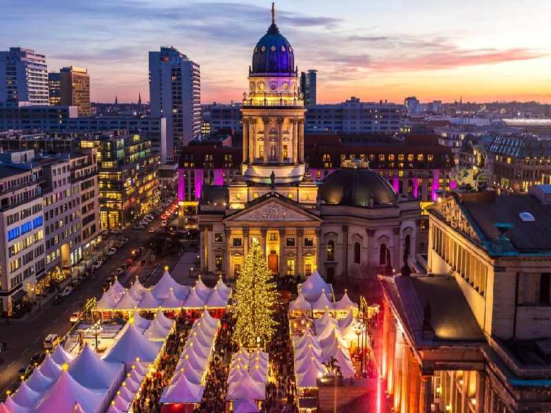 Khu chợ Giáng sinh Berlin