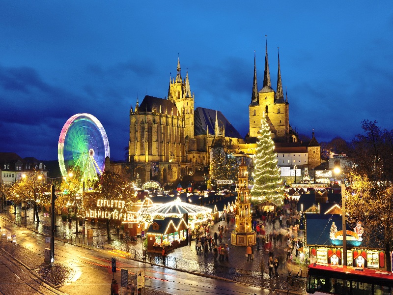Khu chợ Giáng sinh Erfurt