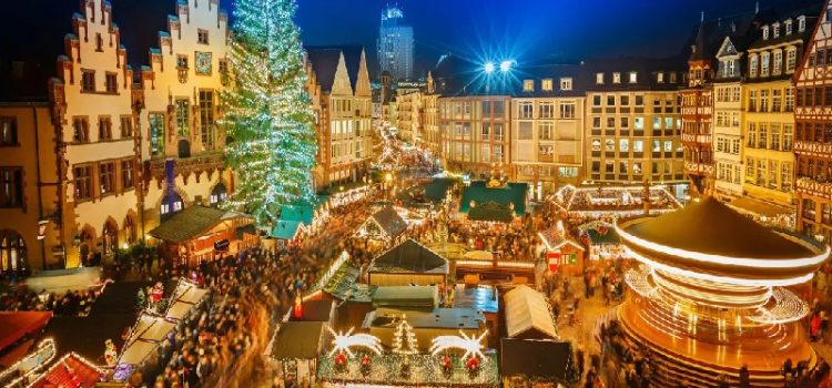 Khu chợ Giáng sinh Frankfurt