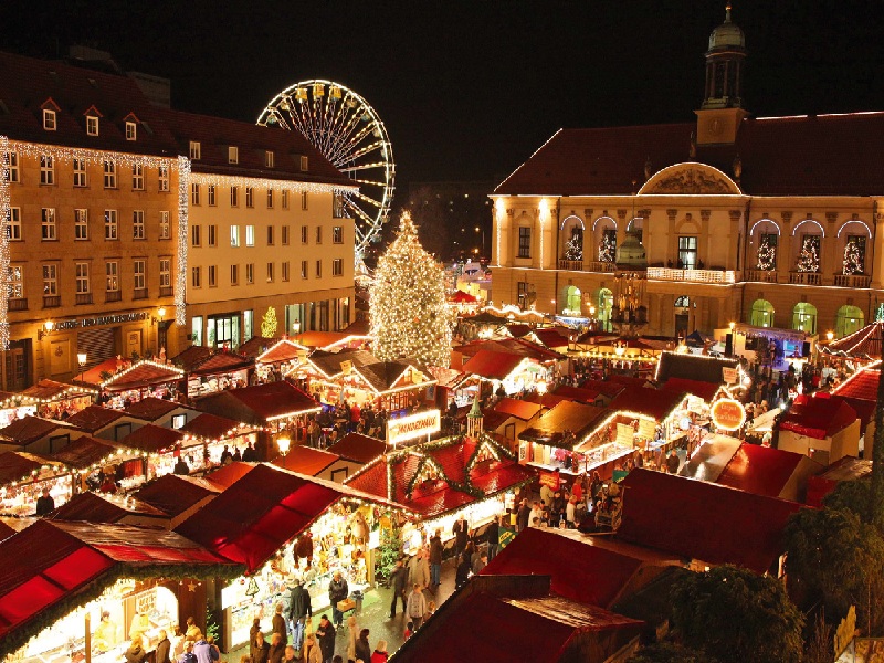 Khu chợ Giáng sinh Magdeburg