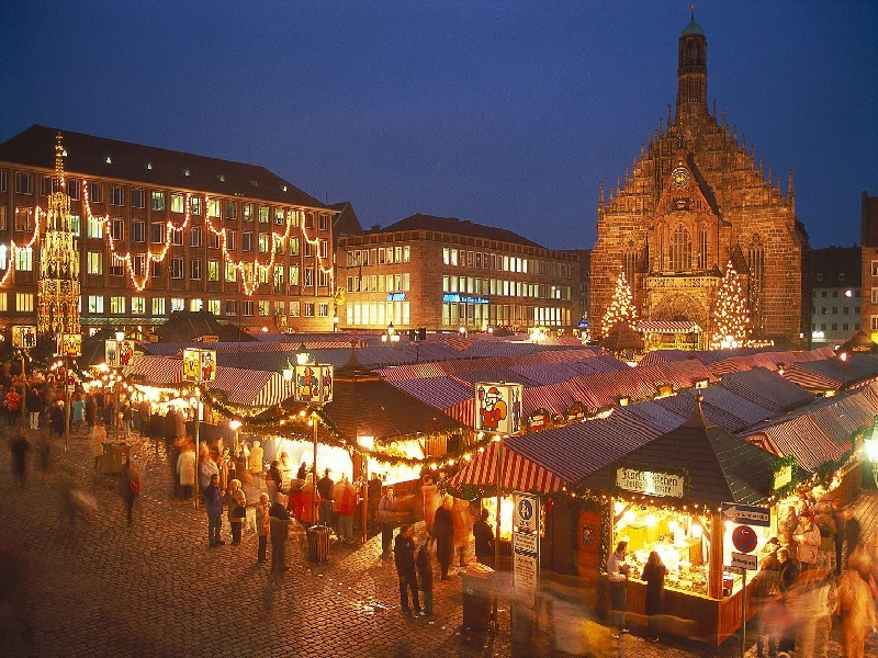 Khu chợ Giáng sinh Nuremberg