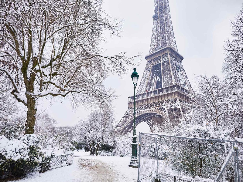 Paris mùa đông