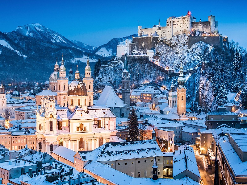 Salzburg mùa đông