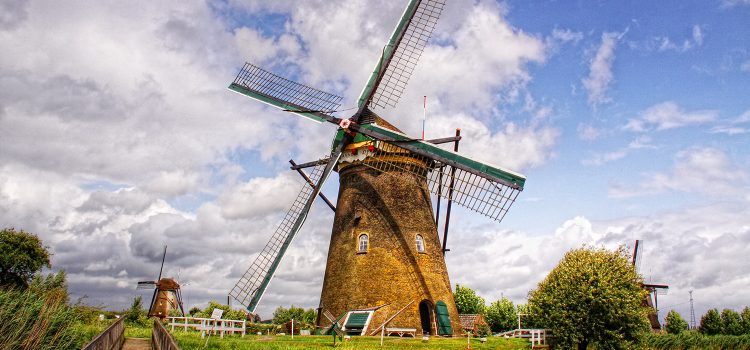 ngôi làng cối xay gió Kinderdijk