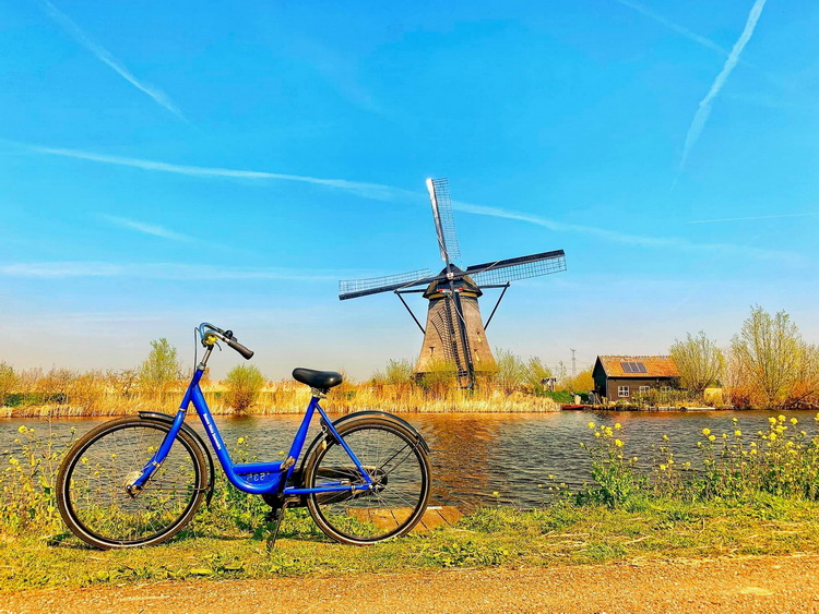 ngôi làng cối xay gió Kinderdijk