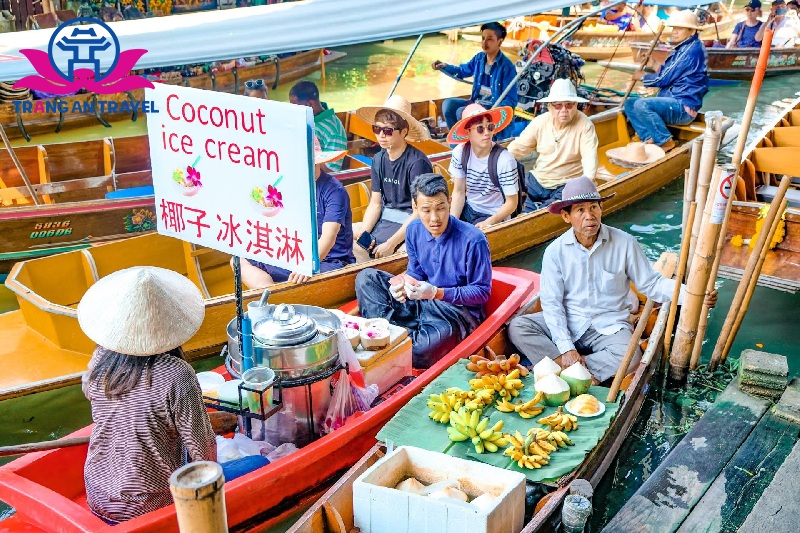 Kem dừa - món tráng miệng truyền thống của Thái Lan