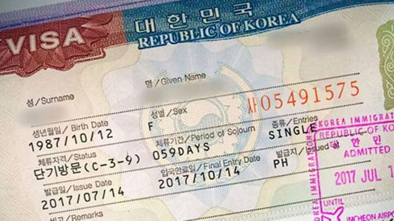 xin visa du lịch hàn quốc