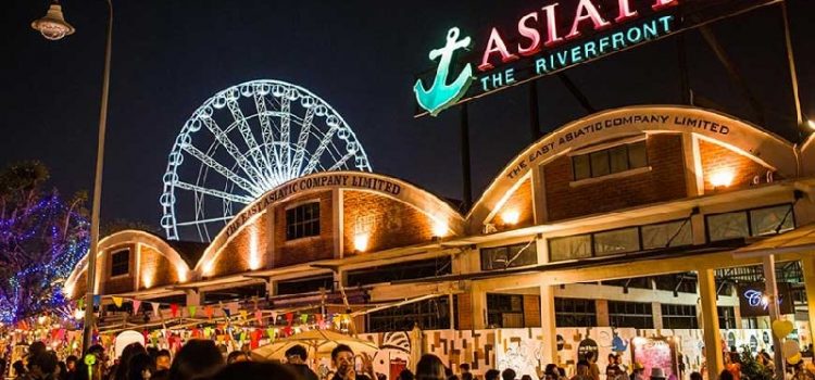 Chợ đêm Bangkok, một trong những điểm tham quan chính của Thái Lan