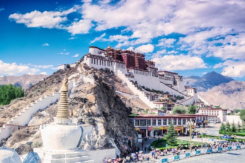 Cung điện Potala ở Lhasa