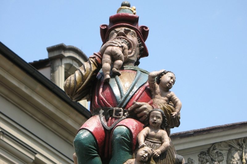 Tượng thần thực tử trẻ em, Bern