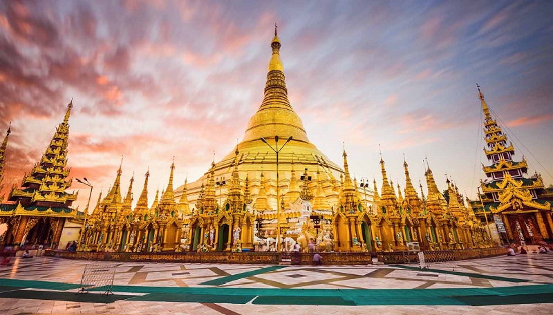 Chùa Shwedagon, Yangon, Myanmar