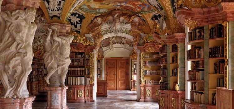 Klosterbibliothek, Metten, Đức
