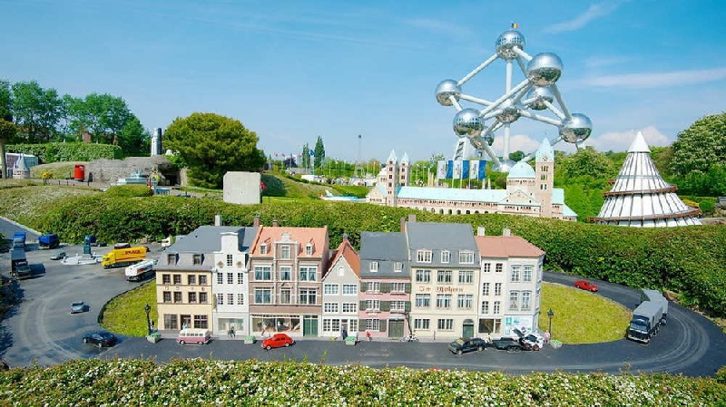 Công viên Mini-Europe được đặt tại Bruparck B-1020 Brussels