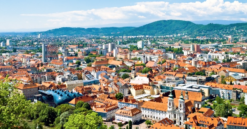 Graz - địa điểm du lịch Châu Âu tháng 6 bạn nên ghé thăm