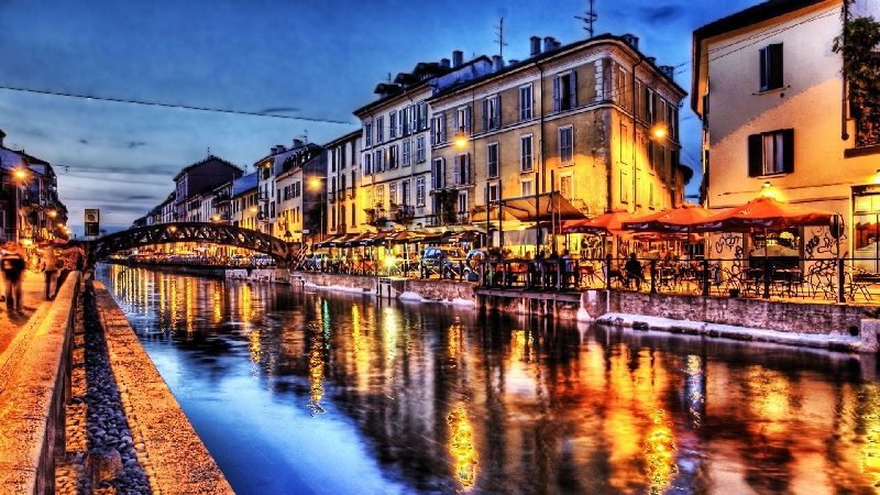 Khung cảnh tuyệt đẹp của thành phố Venice về đêm