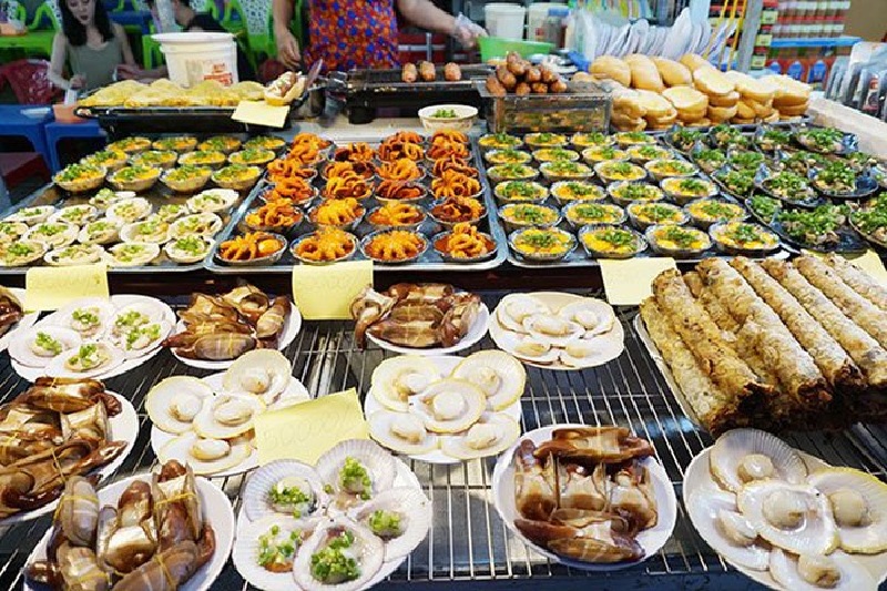 Chợ đêm Phú Quốc là thiên đường của các món hải sản