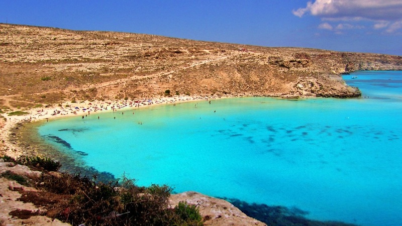 Spiaggia dei Conigli, Lampedusa, Sicily