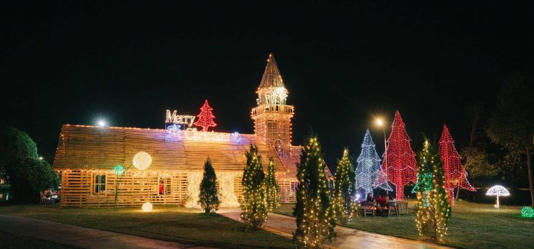 Giáng sinh  bling bling ở khu sinh thái giữa lòng Hà Nội