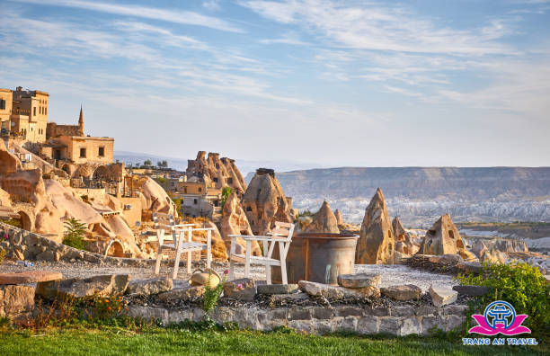 Từ khinh khí cầu có thể ngắm nhìn toàn cảnh Cappadocia, Thổ Nhĩ Kỳ.
