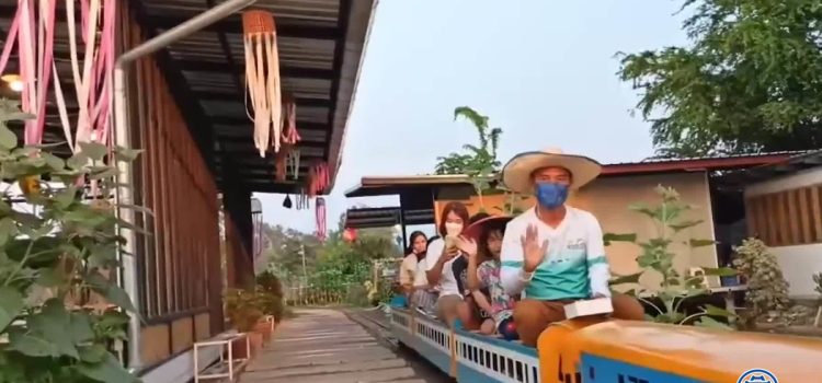 Trải nghiệm đi tàu hỏa mini ở vùng nông thôn Thái Lan
