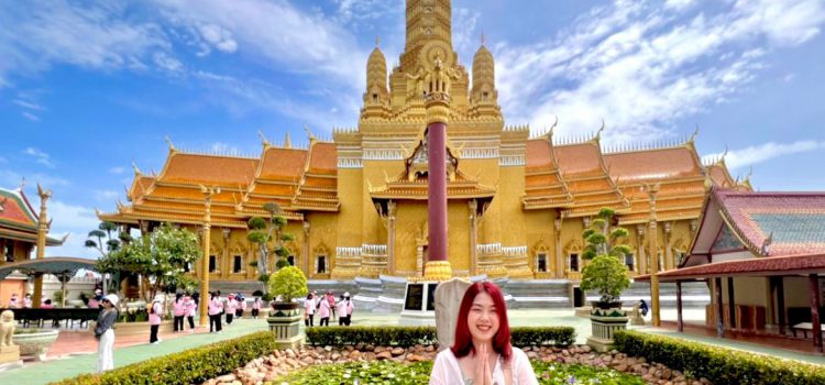 Mai Bích Ngọc, Hà Nội hào hứng trước chuyến trải nghiệm Thái Lan do TRÀNG AN TRAVEL tổ chức từ ngày 4 - 7/8/2022. Trong ảnh là quần thể danh thắng nổi tiếng Muang Boran, ngoại ô thủ đô Bangkok - Ảnh: NVCC