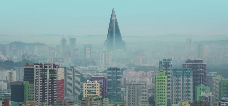Một góc trên cao của thủ đô Bình Nhưỡng, CHDCND Triều Tiên