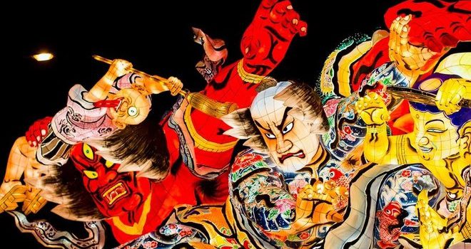 Lễ hội phao ở Nhật Bản rực rỡ hút du khách